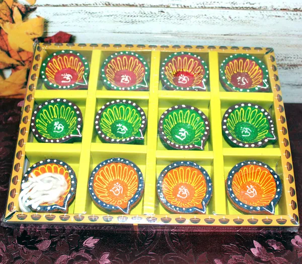 Pack_Of_12_Multicolor_Terracotta_Diya_Set