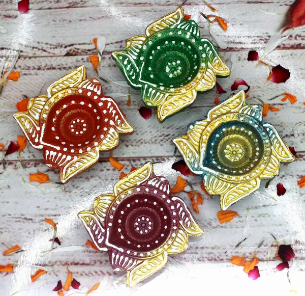 Pack_Of_12_Multicolor_Earthenware_Diya_Set