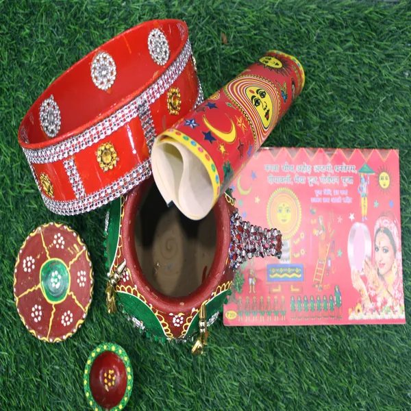 Pack_Of_5_Multicolor_Earthenware_Pooja_Thali_Set