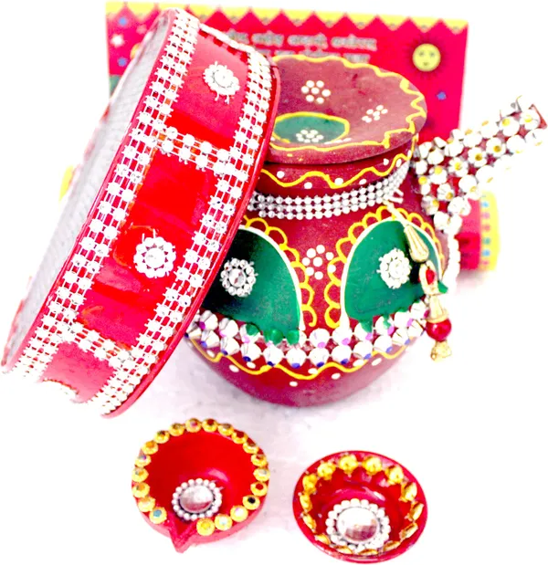 Pack_Of_6_Multicolor_Earthenware_Pooja_Thali_Set