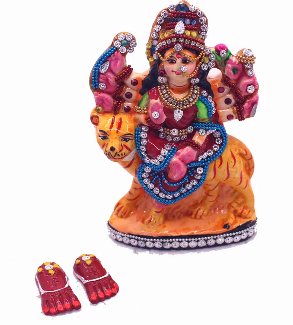 Multicolor_Glossy_Finish_Clay_Religious_Idol_&_Figurine_Showpiece_(15_*_9_cm)