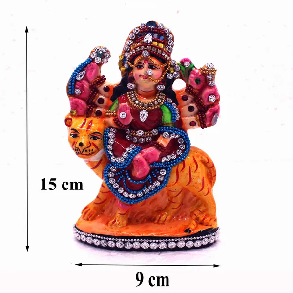 Multicolor_Glossy_Finish_Clay_Religious_Idol_&_Figurine_Showpiece_(15_*_9_cm)