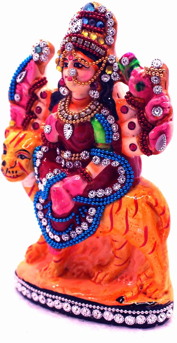 Multicolor_Glossy_Finish_Clay_Religious_Idol_&_Figurine_Showpiece_(15_*_9_cm)