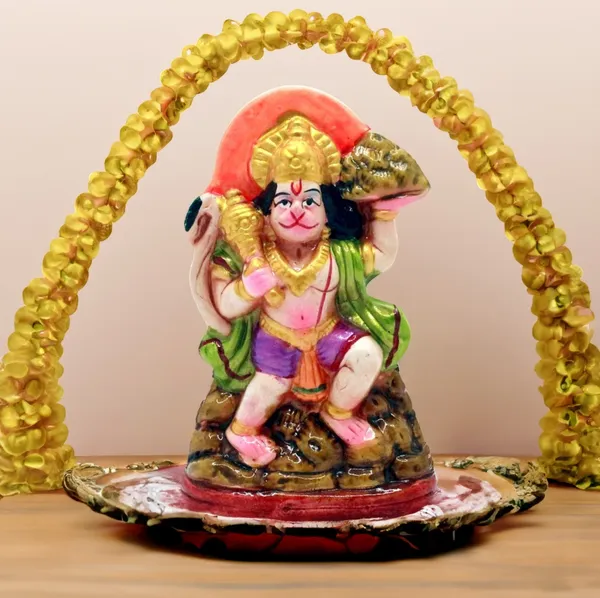 Multicolor_Glossy_Finish_Clay_Religious_Idol_&_Figurine_Showpiece_(4_Inches)
