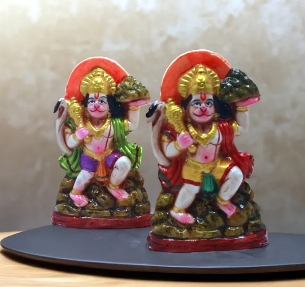 Pack_Of_2_Multicolor_Clay_Religious_Idol_&_Figurine_Showpiece