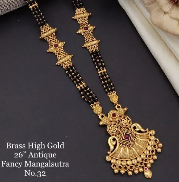 Golden_Brass_Mangalsutra_For_Women