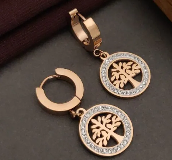 Rose_Gold_Elegant_Earrings_For_Women