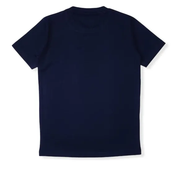 Navy_Blue_Printed_Half_Sleeves_Round_Neck_Cotton_T-Shirt_For_Boys