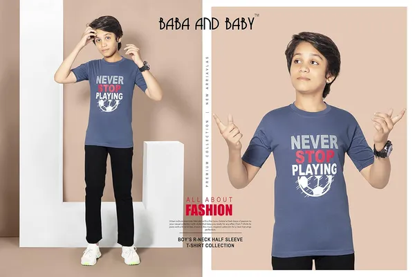 Blue_Grey_Half_Sleeves_Round_Neck_Cotton_Printed_T-Shirt_For_Boys