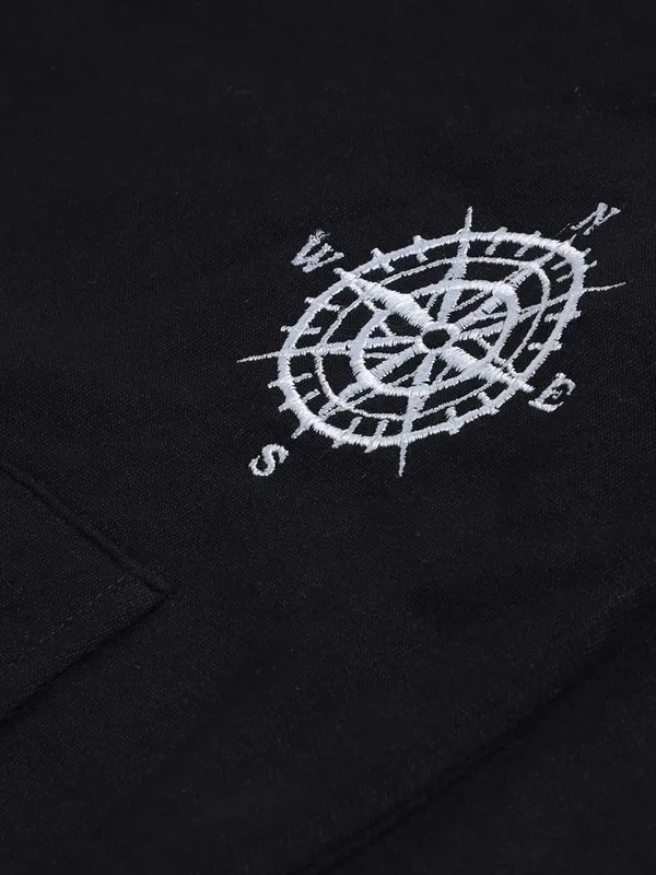Black_Cotton_Lightweight_Hooded_Sweatshirt_For_Boys