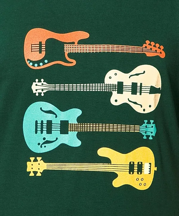 Green_Half_Sleeves_Round_Neck_Cotton_Printed_T-Shirt_For_Boys