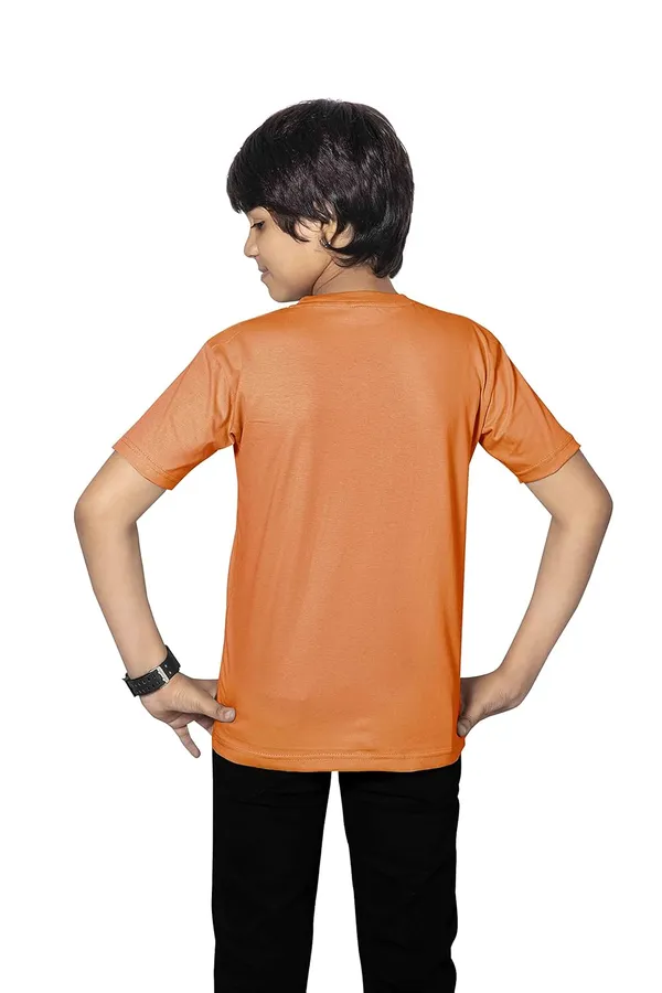 Orange_Half_Sleeves_Round_Neck_Cotton_Printed_T-Shirt_For_Boys