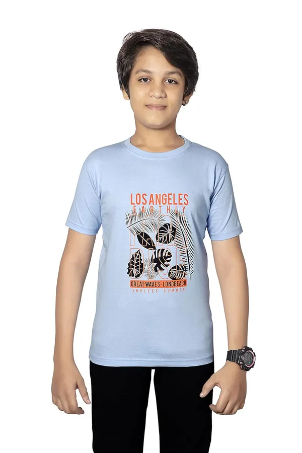 Sky_Blue_Half_Sleeves_Round_Neck_Cotton_Printed_T-Shirt_For_Boys