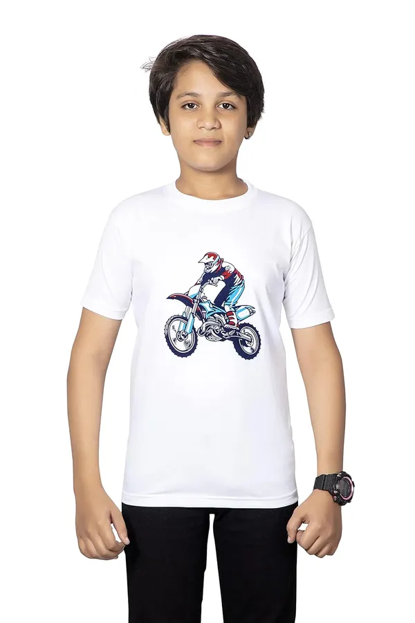 White_Half_Sleeves_Round_Neck_Cotton_Printed_T-Shirt_For_Boys