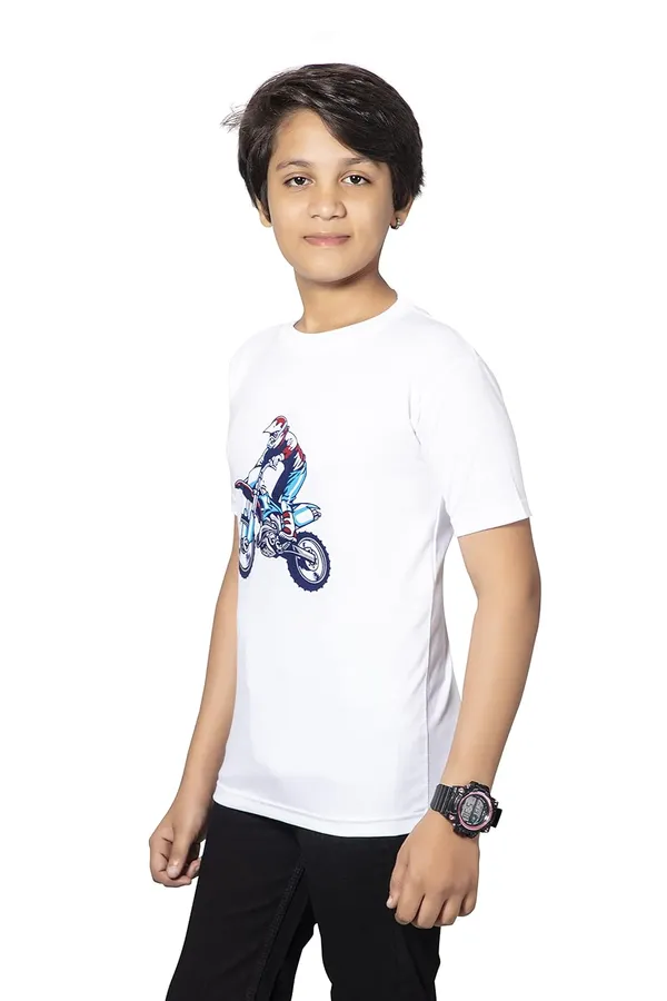 White_Half_Sleeves_Round_Neck_Cotton_Printed_T-Shirt_For_Boys