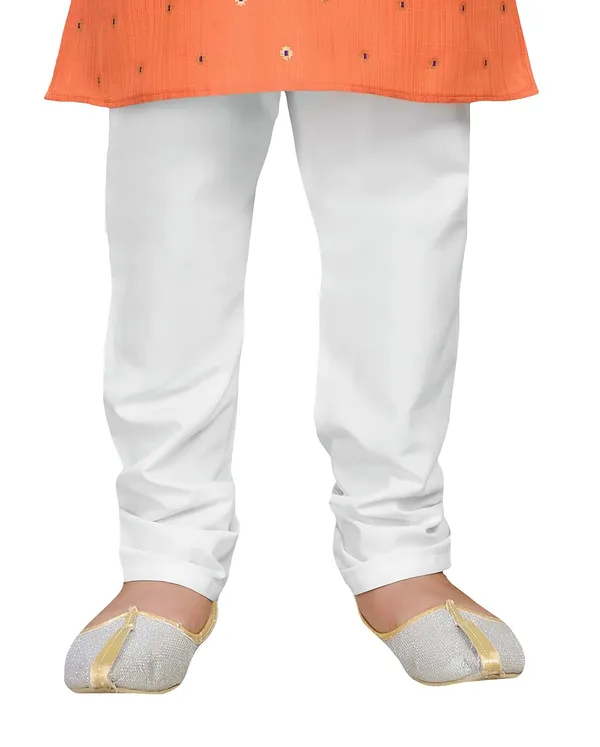 Peach_Kids_Cotton_Silk_Blend_Boys_Kurta_Pyjama_Set