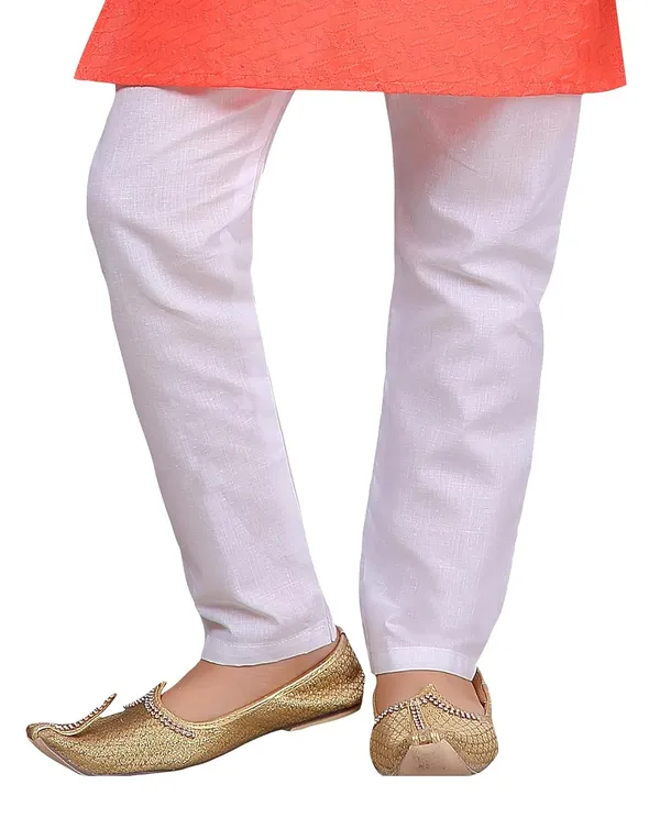 Red_Ethnic_Wear_Cotton_Kurta_Pyjama_Set_For_Boys