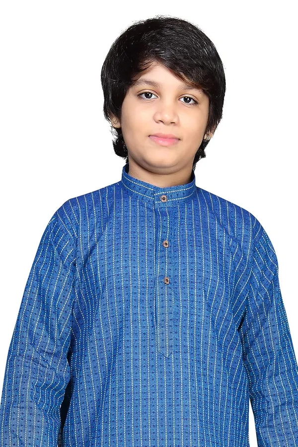 Royal_Blue_Boys_Cotton_Kurta_Pyjama_Set