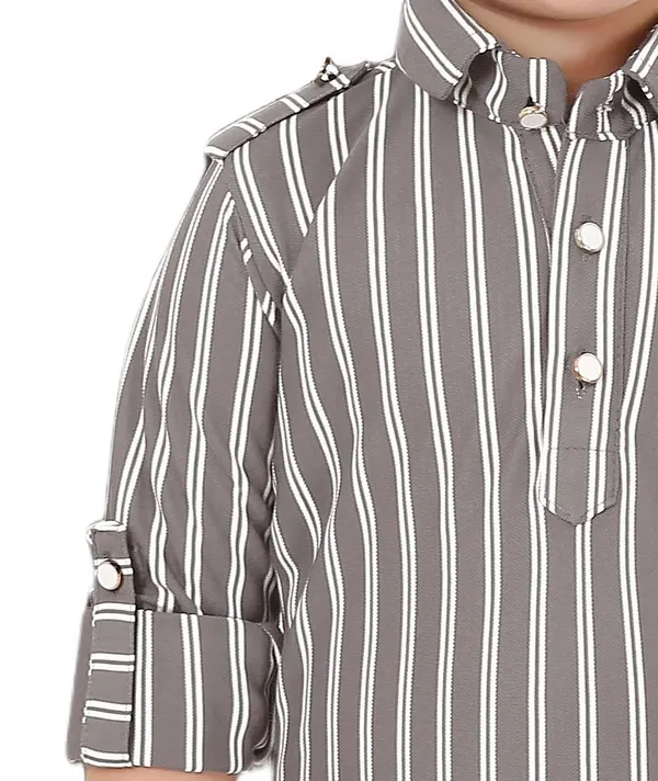 Grey_Cotton_Boys_Pathani_Suit