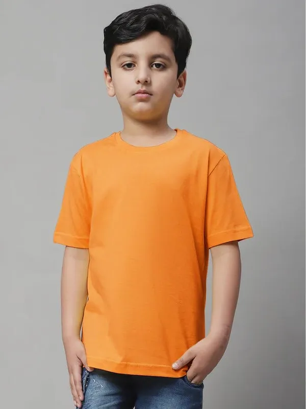 Orange_Premium_Boys_&_Girls_T-Shirt