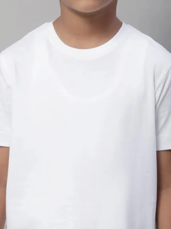 White_Premium_Boys_&_Girls_T-Shirt