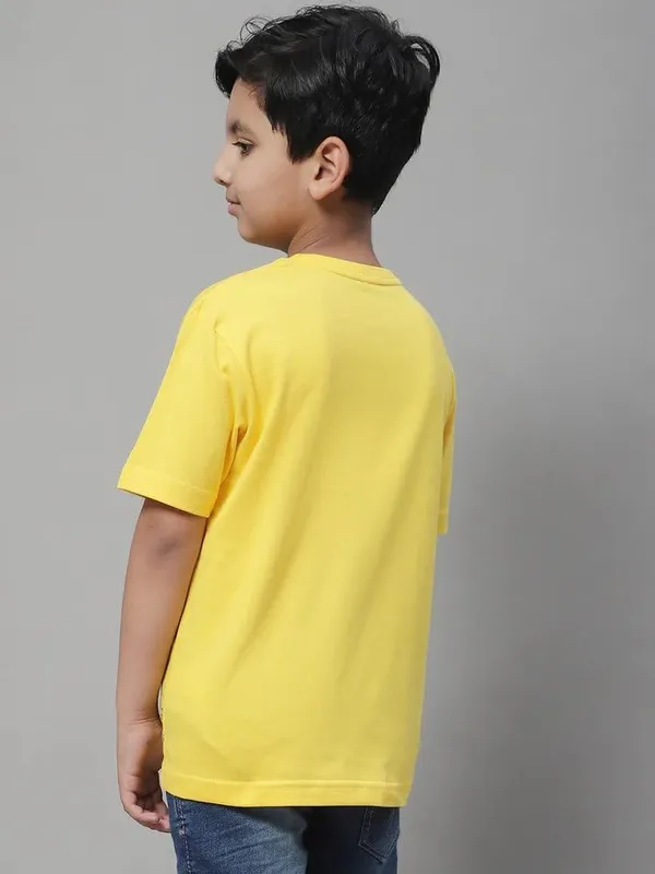Yellow_Premium_Boys_&_Girls_T-Shirt