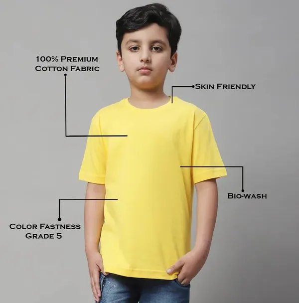 Yellow_Premium_Boys_&_Girls_T-Shirt