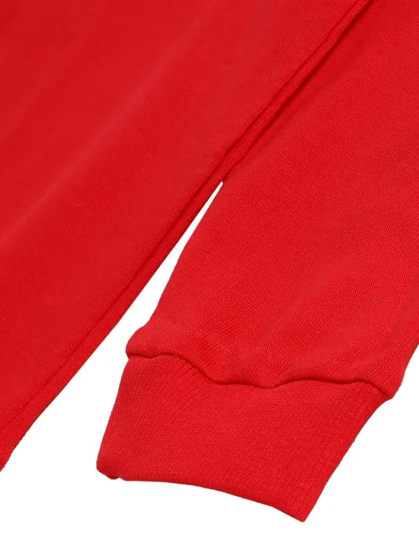 Red_Cotton_Lightweight_Hooded_Sweatshirt_For_Boys