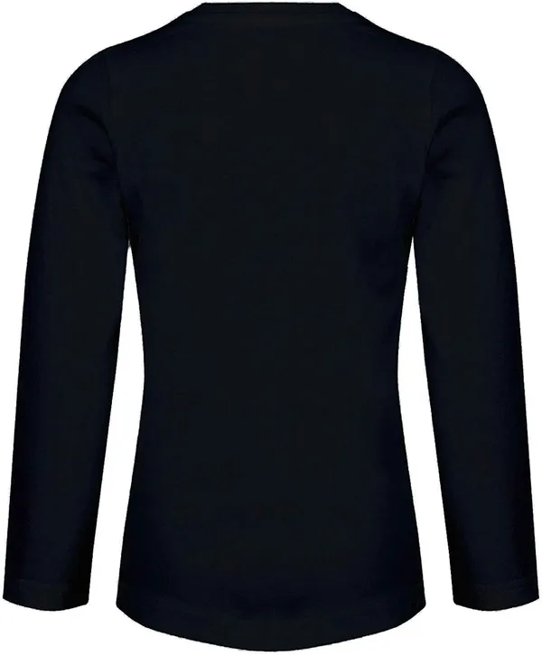 Black_Full_Sleeves_Cotton_Round_Neck_Solid_T-Shirt_For_Boys_And_Girls