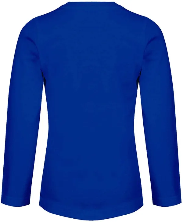 Royal_Blue_Full_Sleeves_Cotton_Round_Neck_Solid_T-Shirt_For_Boys_And_Girls