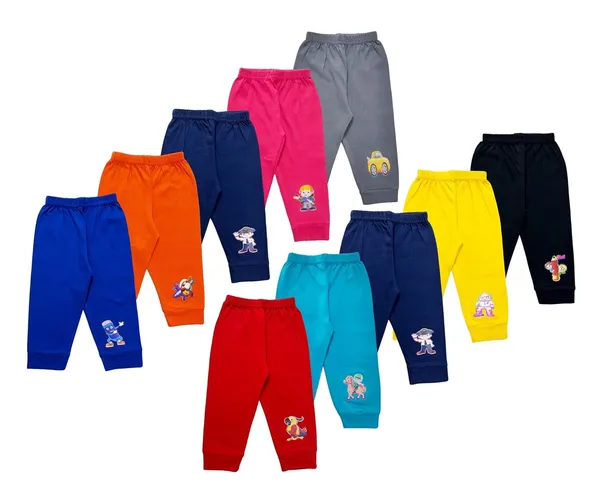 Multicolor_Regular_Fit_Cotton_Pyjama_Pants_For_Boys_And_Girls_-_Pack_Of_10