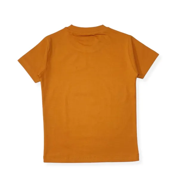 Mustard_Printed_Half_Sleeves_Round_Neck_Cotton_T-Shirt_For_Boys