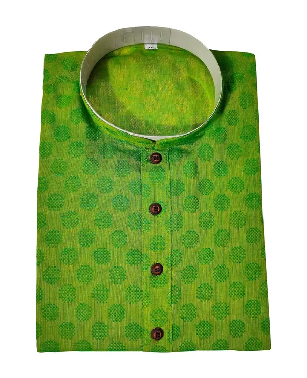 Green_Stylish_Mens_Cotton_Kurta_Pyjama_Set