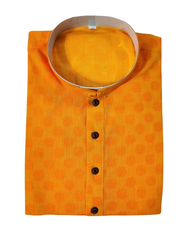 Yellow_Stylish_Mens_Cotton_Kurta_Pyjama_Set