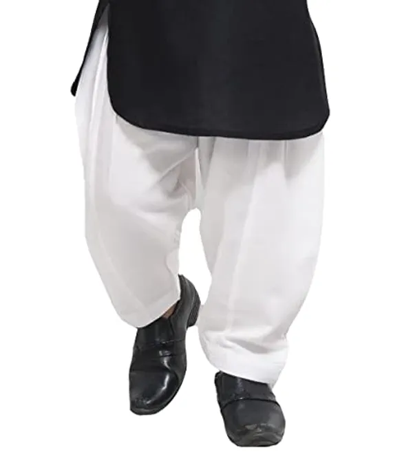 Black_&_White_Cotton_Boys_Pathani_Suit
