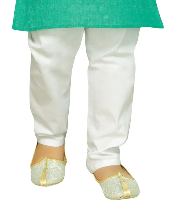 Aqua_Ethnic_Wear_Cotton_Kurta_Pyjama_Set_For_Boys