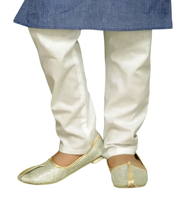 Blue_Grey_Ethnic_Wear_Cotton_Kurta_Pyjama_Set_For_Boys