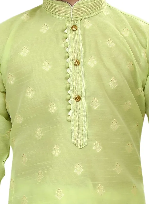 Pista_Boys_Traditional_Printex_Silk_Kurta_Pyjama_Set