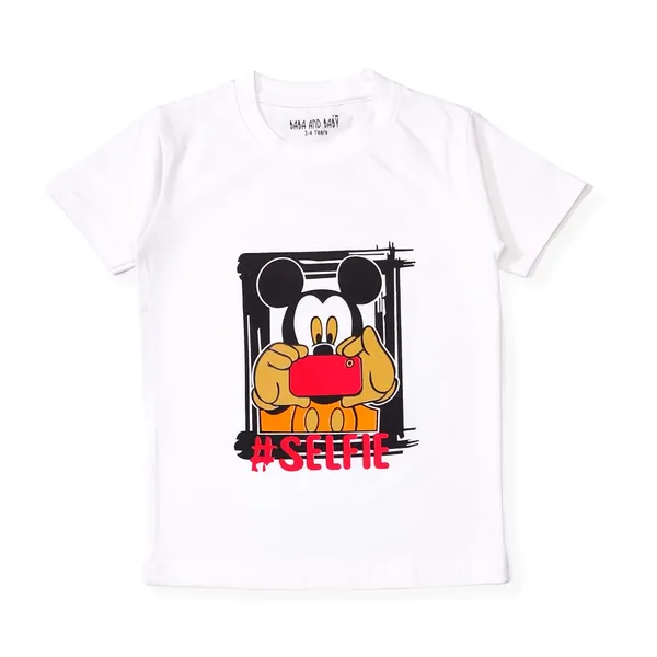 White_Printed_Half_Sleeves_Round_Neck_Cotton_T-Shirt_For_Boys