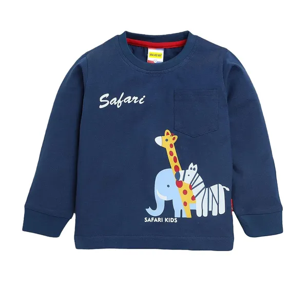Blue_Long_Sleeves_Round_Neck_T-Shirt_And_Pant_Set_For_Baby_Boys