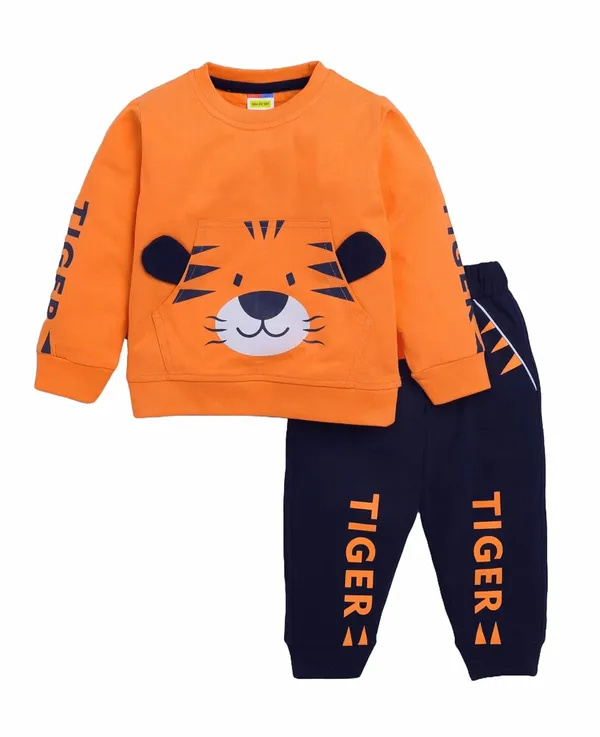 Orange_Long_Sleeves_Round_Neck_T-Shirt_And_Pant_Set_For_Boys