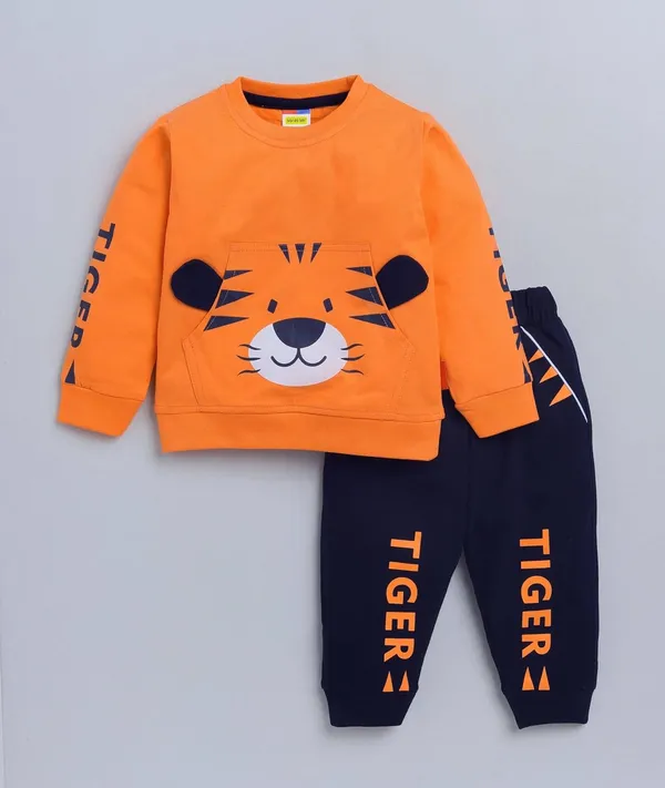 Orange_Long_Sleeves_Round_Neck_T-Shirt_And_Pant_Set_For_Boys