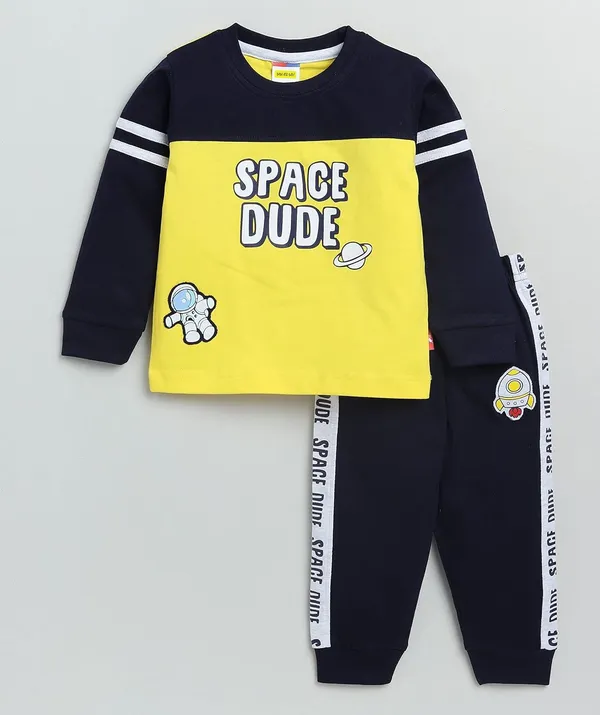 Yellow_Cotton_Full_Sleeve_Lightweight_Tracksuit_For_Boys
