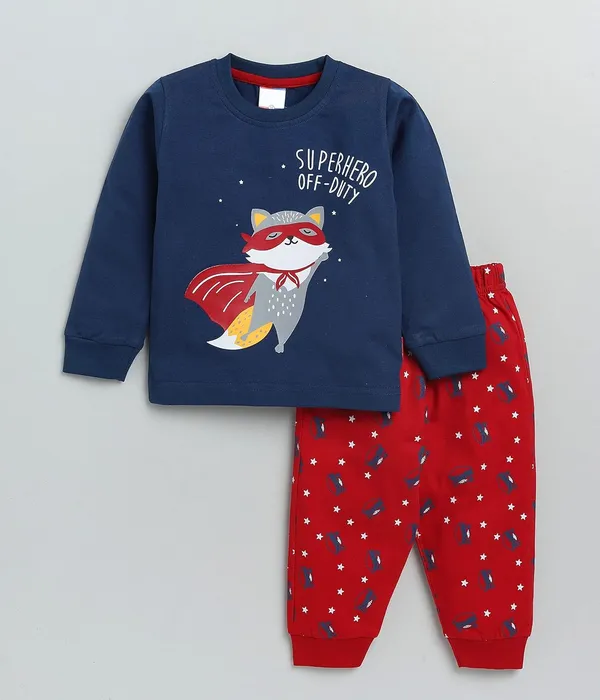 Blue_Long_Sleeves_Round_Neck_T-Shirt_And_Pant_Set_For_Baby_Boys