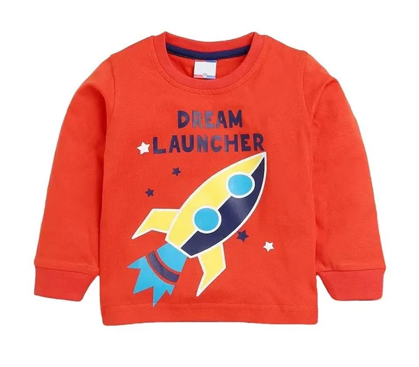 Orange_Long_Sleeves_Round_Neck_T-Shirt_And_Pant_Set_For_Baby_Boys