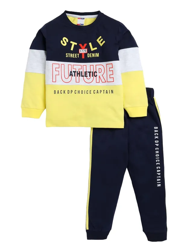 Yellow_Cotton_Full_Sleeve_Lightweight_Tracksuit_For_Boys