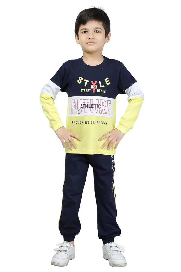 Yellow_Cotton_Full_Sleeve_Lightweight_Tracksuit_For_Boys