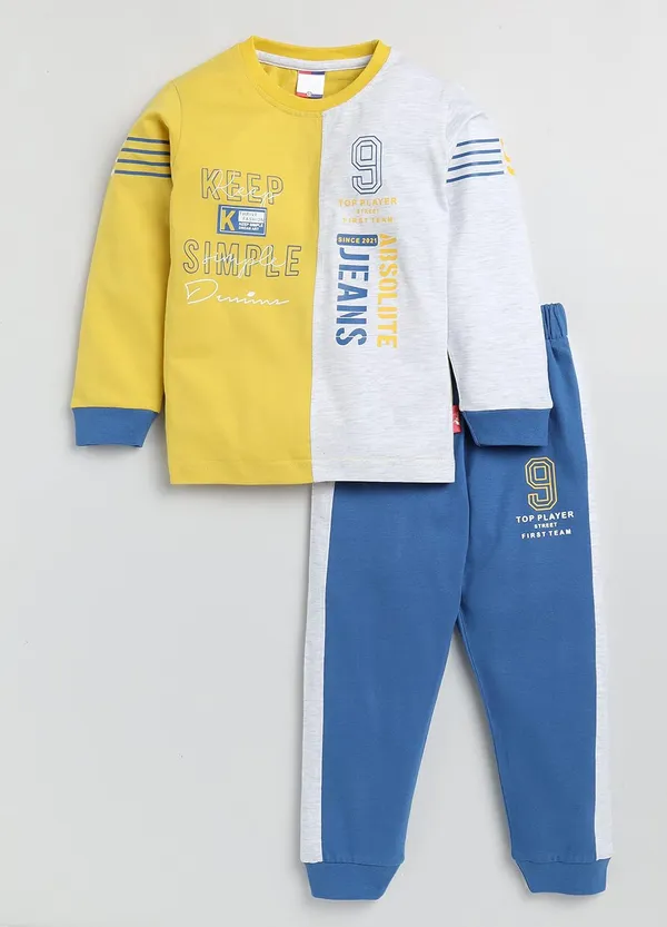 Yellow_Cotton_Full_Sleeve_Lightweight_Tracksuit_For_Boys