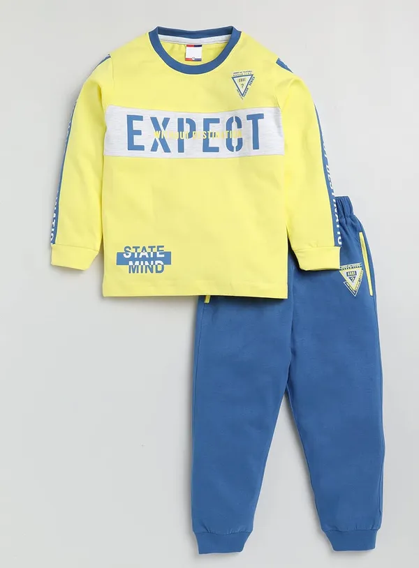 Yellow_Cotton_Full_Sleeve_Lightweight_Tracksuit_For_Boys