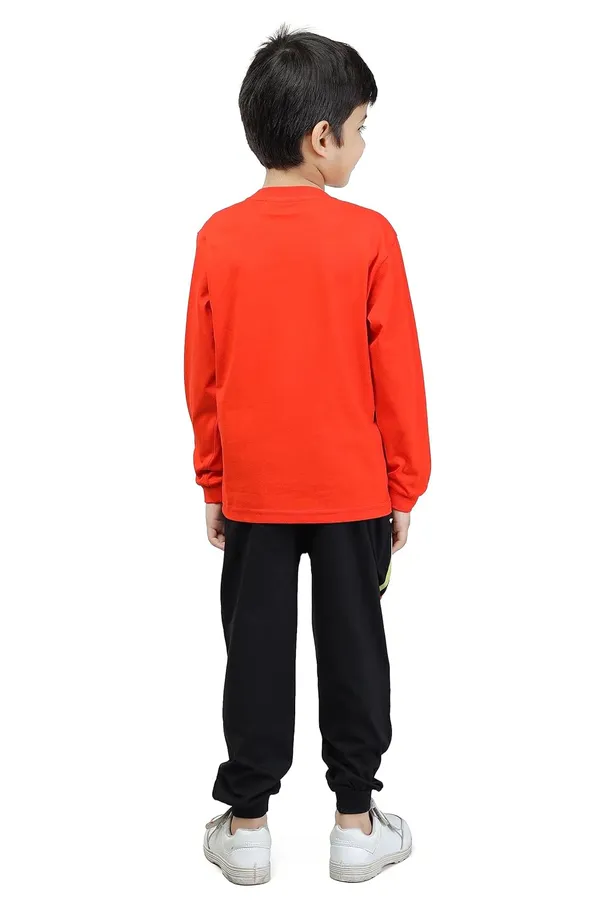 Orange_Cotton_Full_Sleeve_Lightweight_Tracksuit_For_Boys